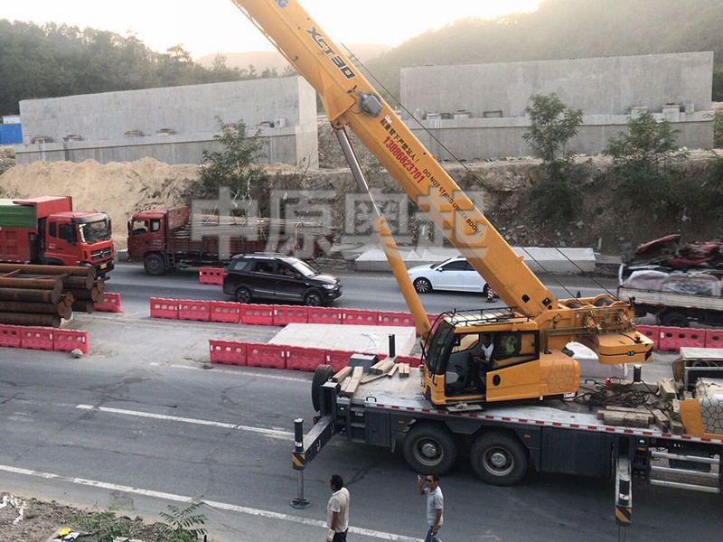 中鐵隧道集團十堰高鐵北站互通立交鋼結構橋梁